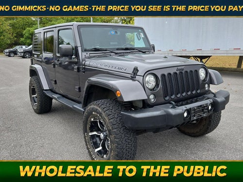 2017 Jeep Wrangler Unlimited Smoky Mountain 4x4
