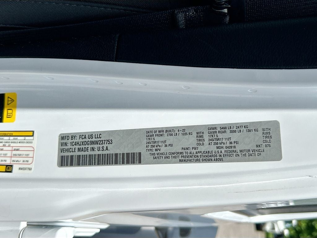 2022 Jeep Wrangler Unlimited Sport S 4x4