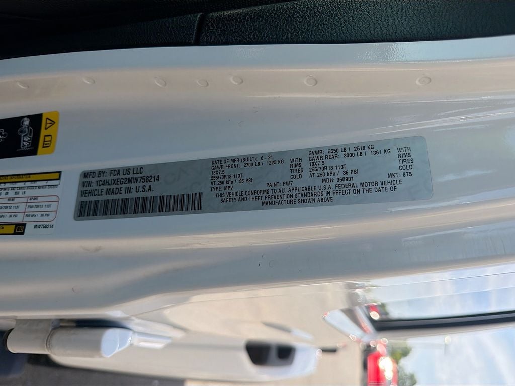2021 Jeep Wrangler Unlimited Sahara 4x4