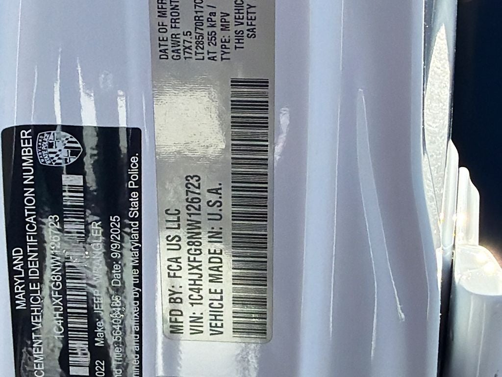 2022 Jeep Wrangler Unlimited Rubicon 4x4