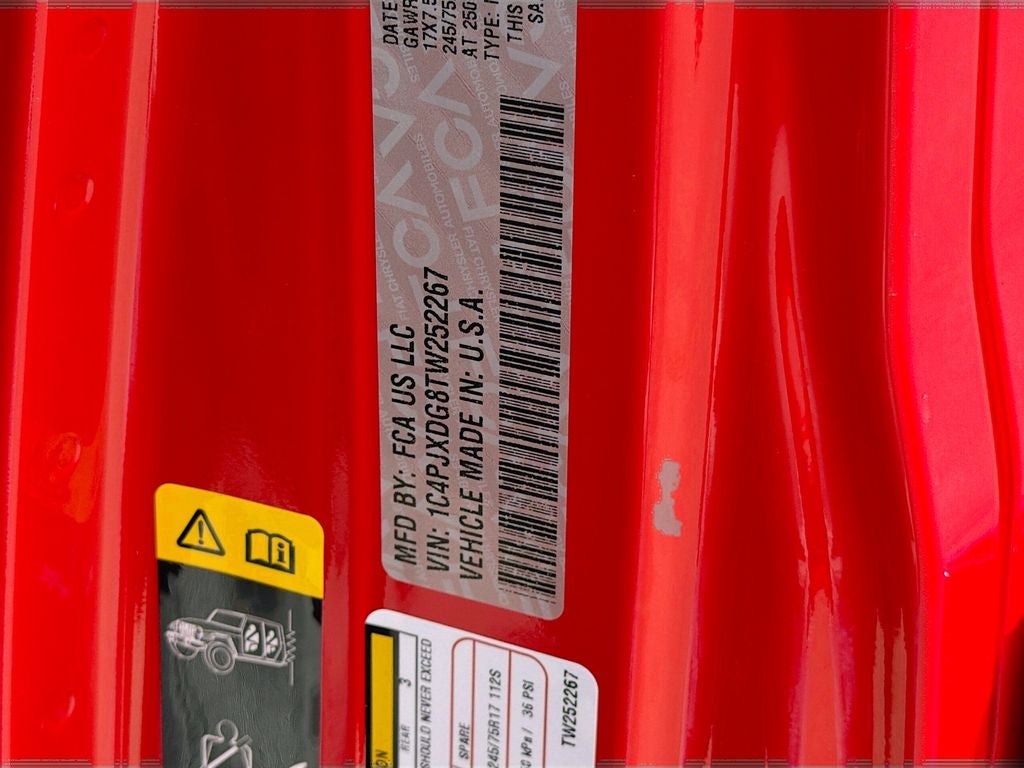 2026 Jeep Wrangler WRANGLER 4-DOOR SPORT