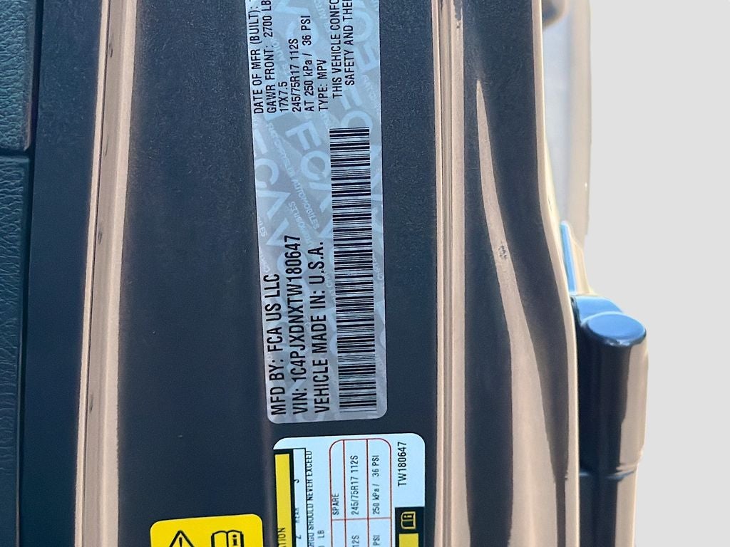 2026 Jeep Wrangler WRANGLER 4-DOOR SPORT