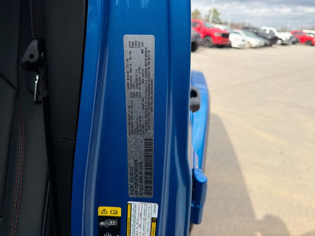 2026 Jeep Wrangler WRANGLER 4-DOOR RUBICON