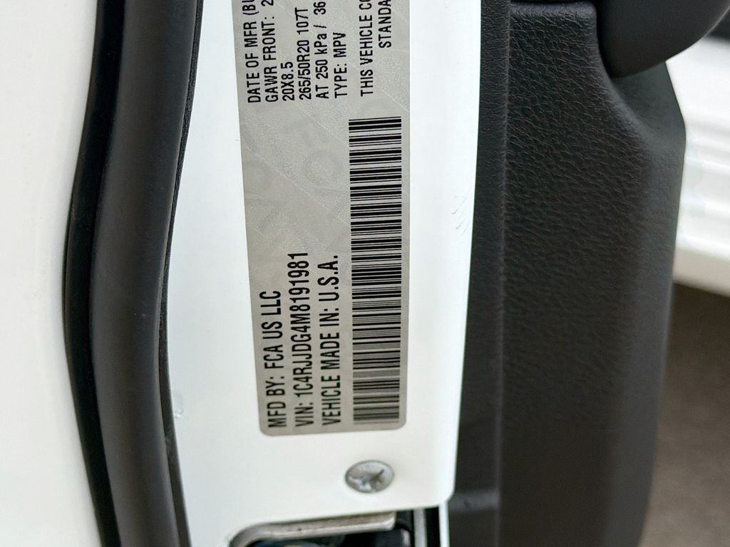 2021 Jeep Grand Cherokee L Overland 4x2