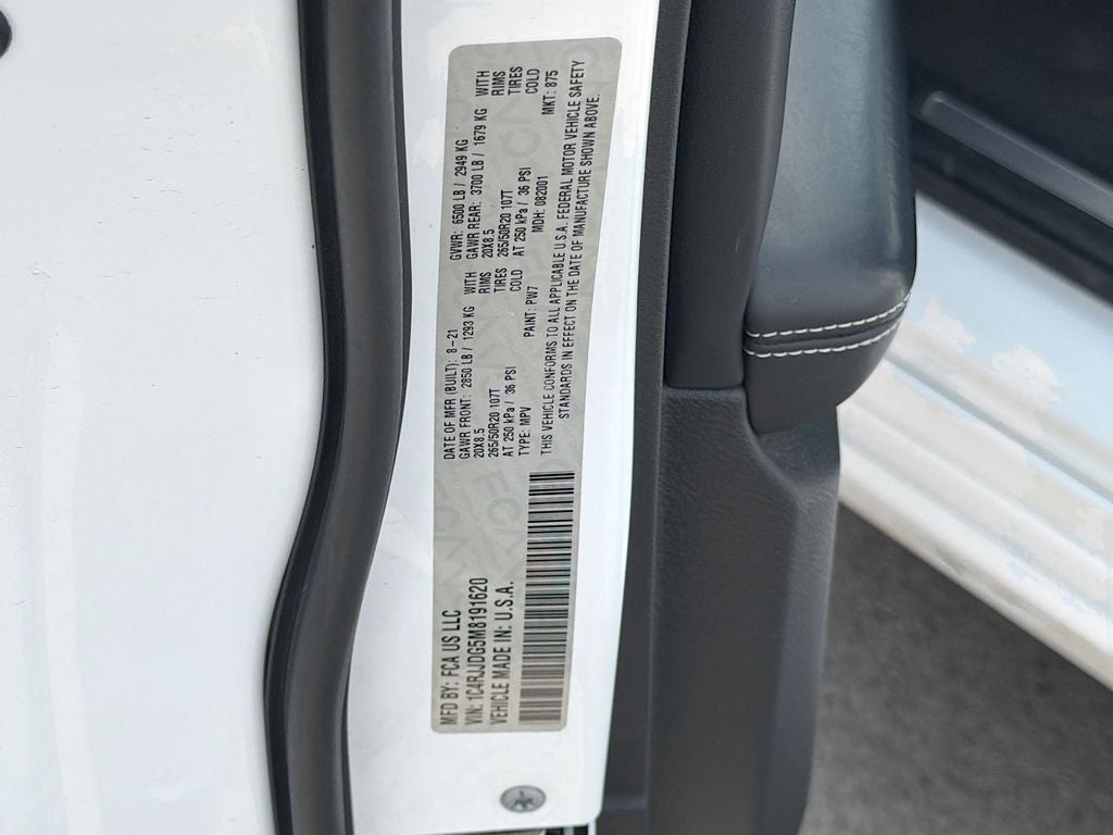 2021 Jeep Grand Cherokee L Overland 4x2