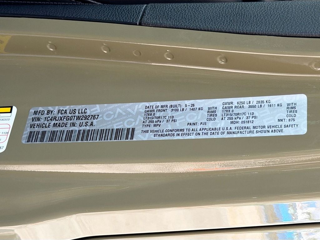 2026 Jeep Wrangler WRANGLER 4-DOOR RUBICON X