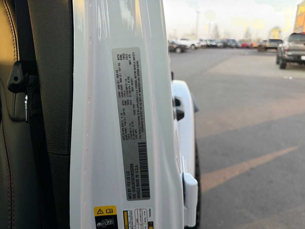 2026 Jeep Wrangler WRANGLER 4-DOOR RUBICON X