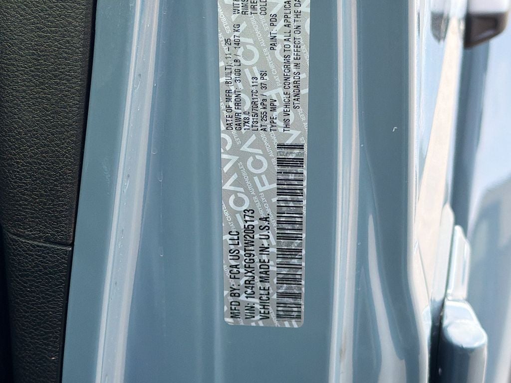 2026 Jeep Wrangler WRANGLER 4-DOOR RUBICON X