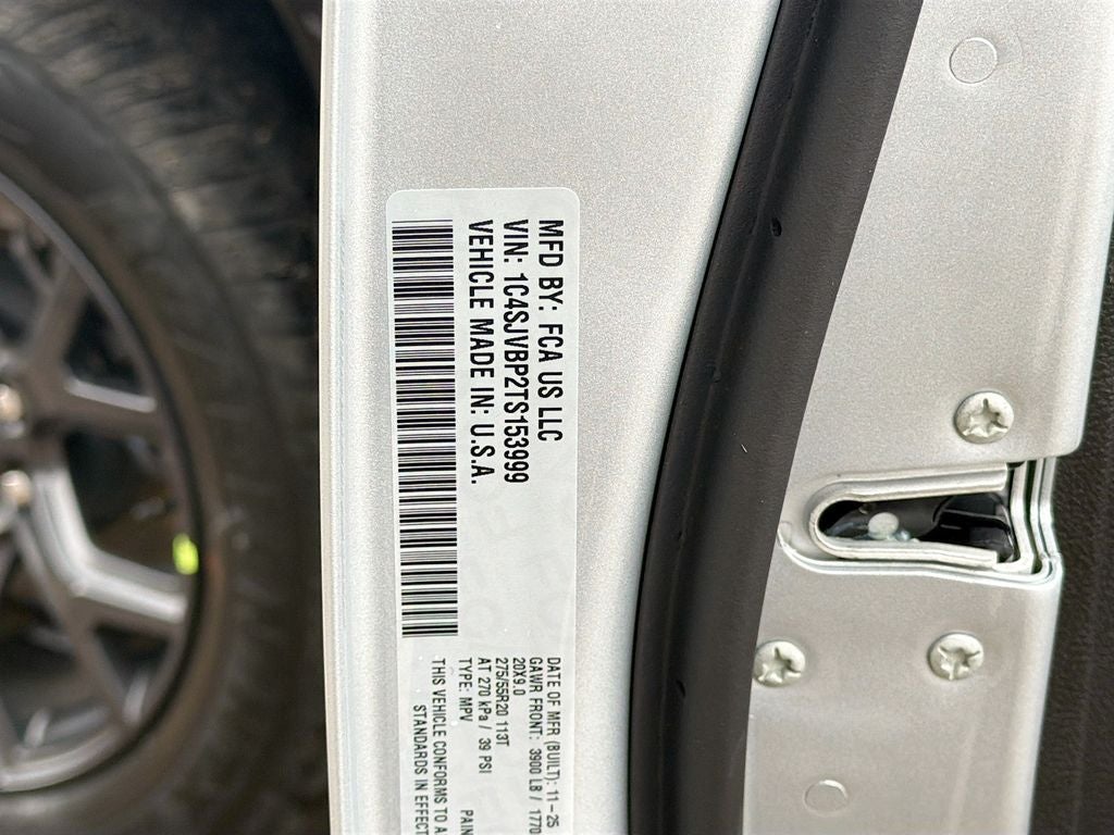 2026 Jeep Grand Wagoneer GRAND WAGONEER LIMITED ALTITUDE 4X4