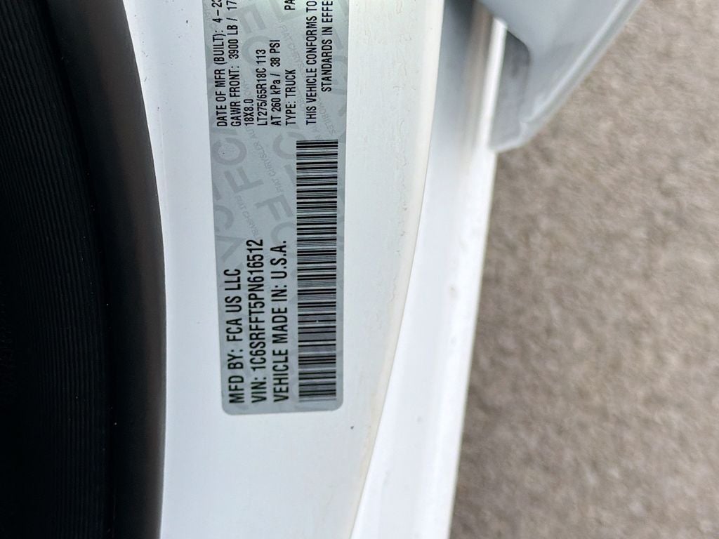 2023 RAM 1500 Big Horn Crew Cab 4x4 5'7' Box