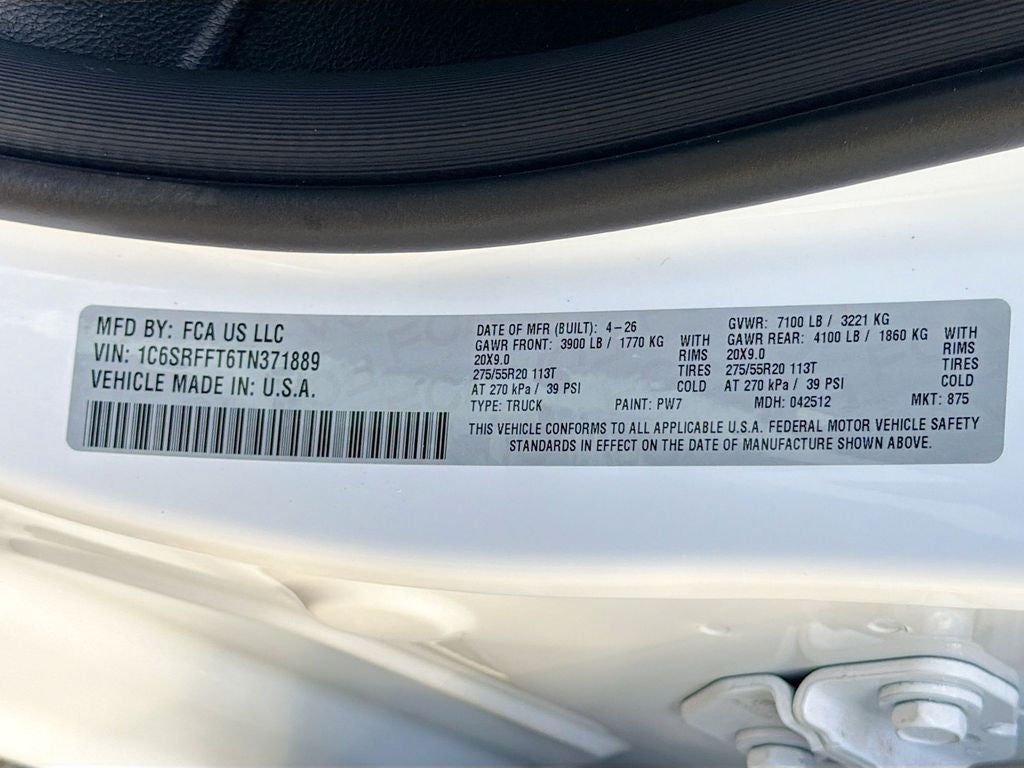2026 RAM Ram 1500 RAM 1500 BIG HORN CREW CAB 4X4 5'7' BOX