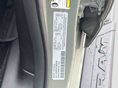 2026 RAM Ram 1500 RAM 1500 WARLOCK CREW CAB 4X4 5'7' BOX