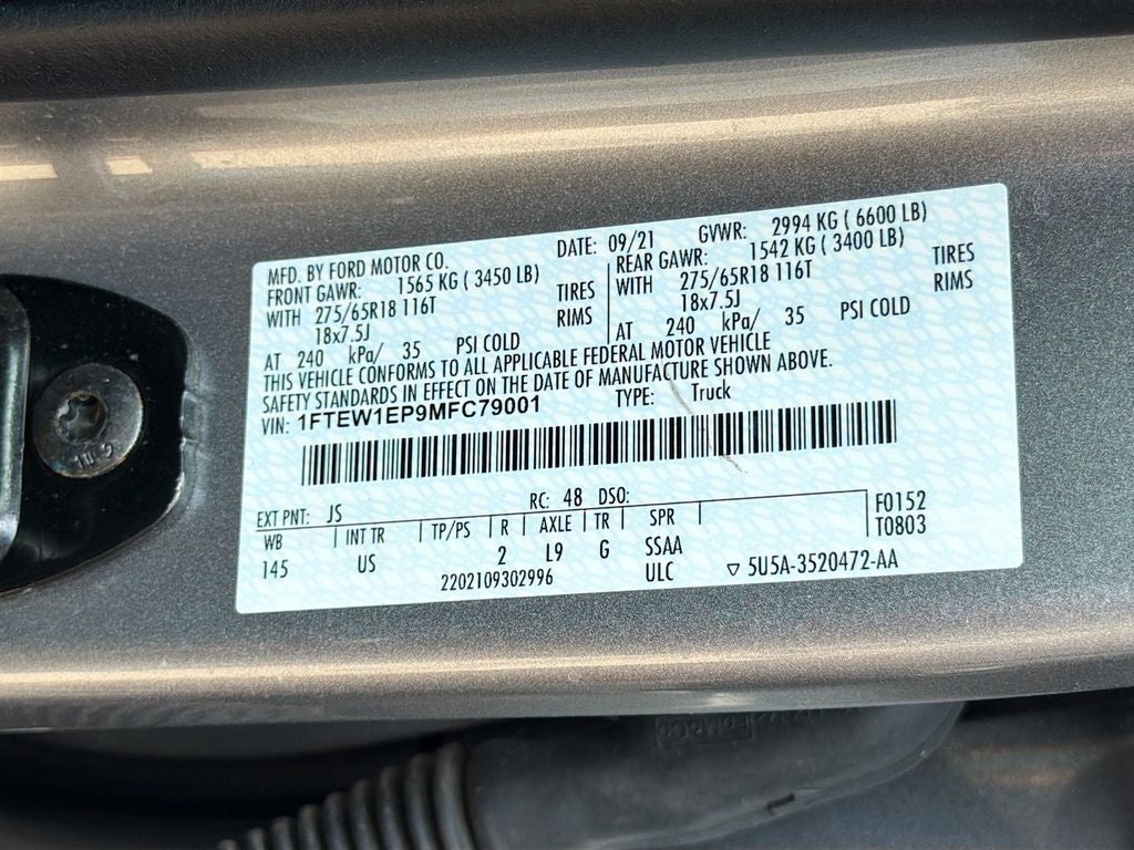 2021 Ford F-150 XLT