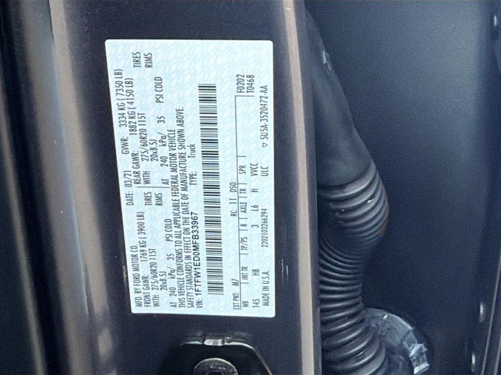 2021 Ford F-150 LARIAT