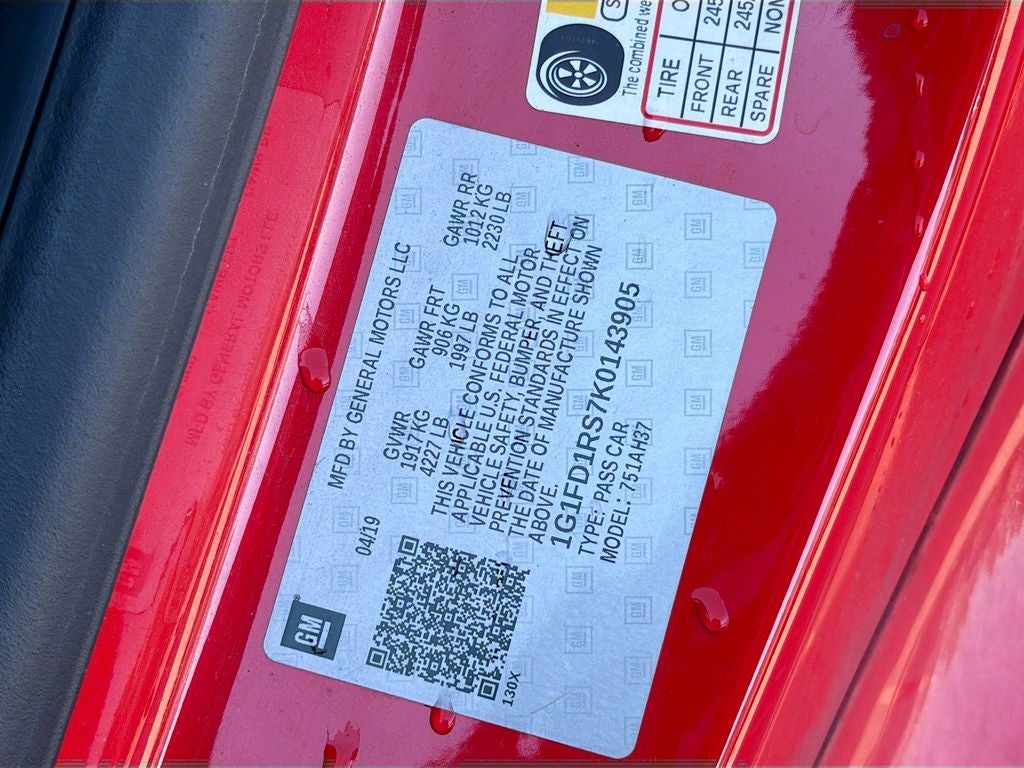 2019 Chevrolet Camaro 2LT