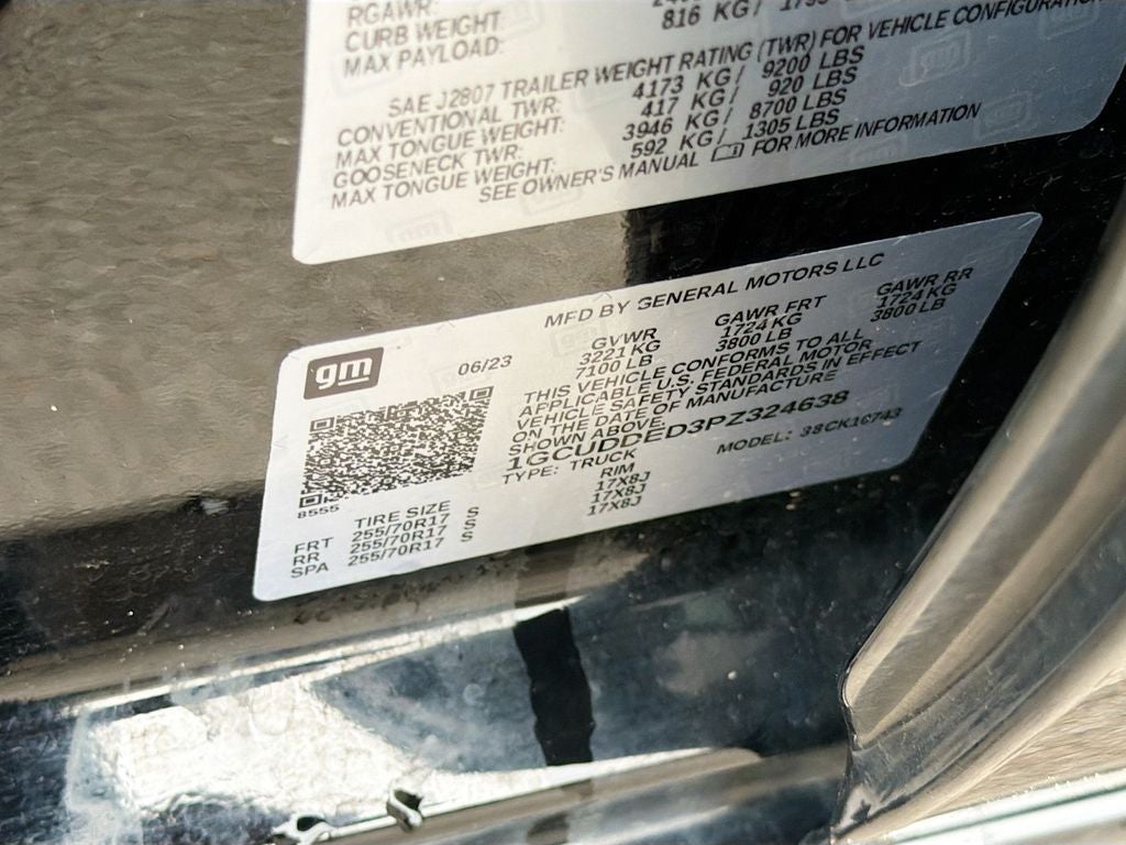 2023 Chevrolet Silverado 1500 4WD Crew Cab Standard Bed LT