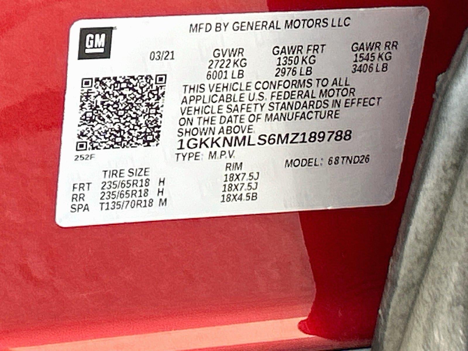2021 GMC Acadia FWD SLT