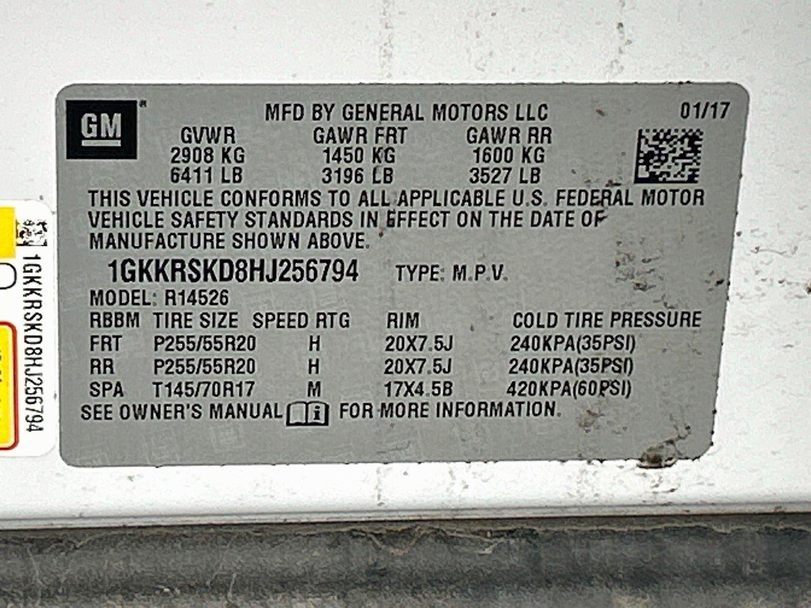 2017 GMC Acadia Limited Limited