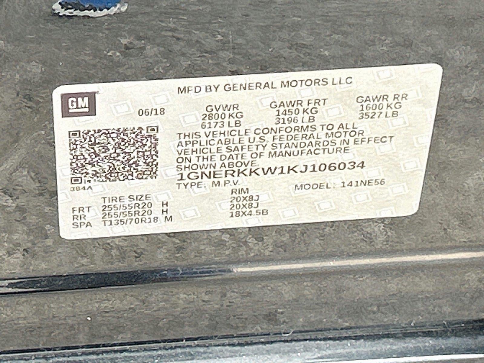 2019 Chevrolet Traverse Premier
