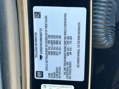 2021 Chevrolet Tahoe 4WD Z71