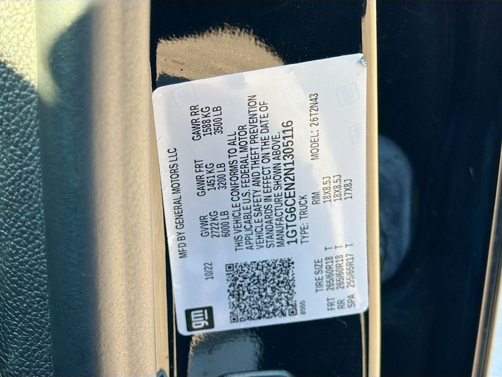 2022 GMC Canyon 4WD Crew Cab Short Box Elevation