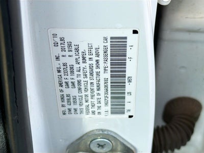 2010 Honda Accord 2.4 LX