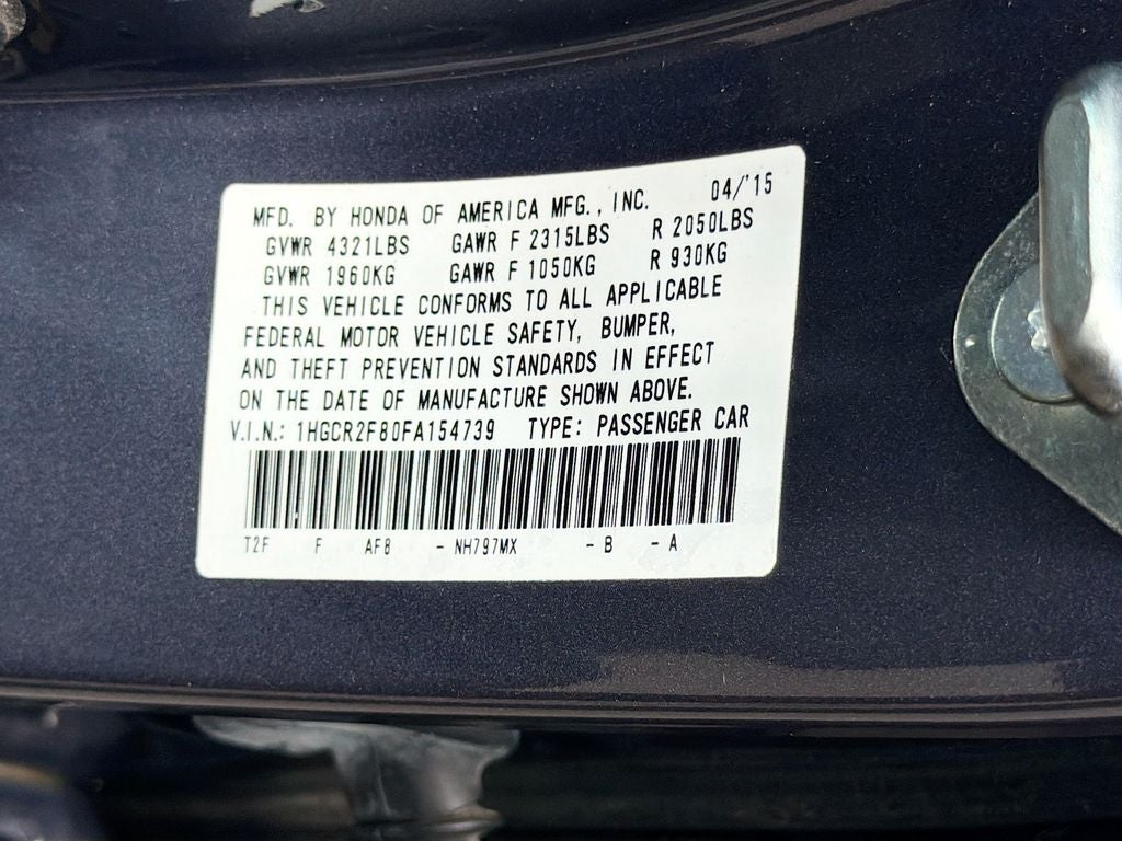 2015 Honda Accord EX-L