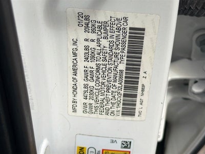 2020 Honda Accord Sport 2.0T