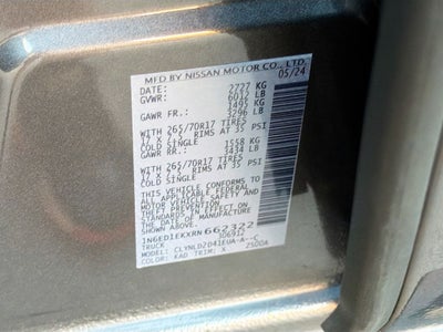 2024 Nissan Frontier Crew Cab PRO-4X 4x4