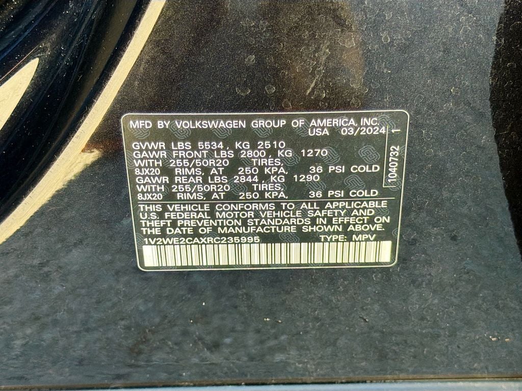 2024 Volkswagen Atlas Cross Sport 2.0T SE w/Technology