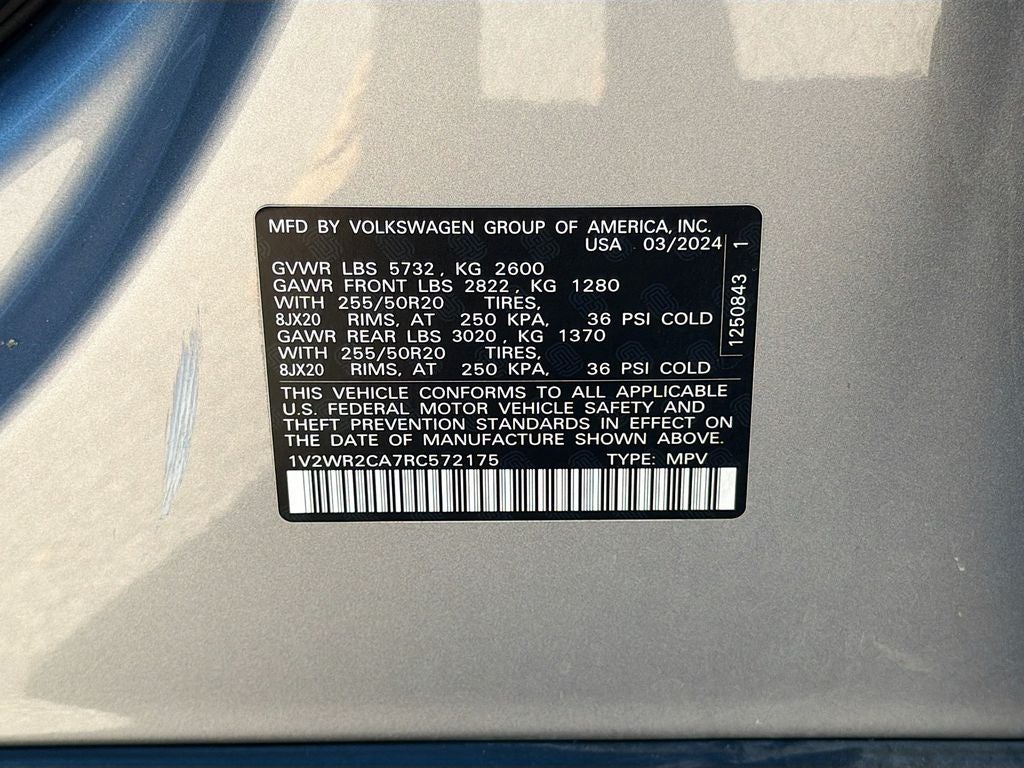 2024 Volkswagen Atlas 2.0T SE w/Technology