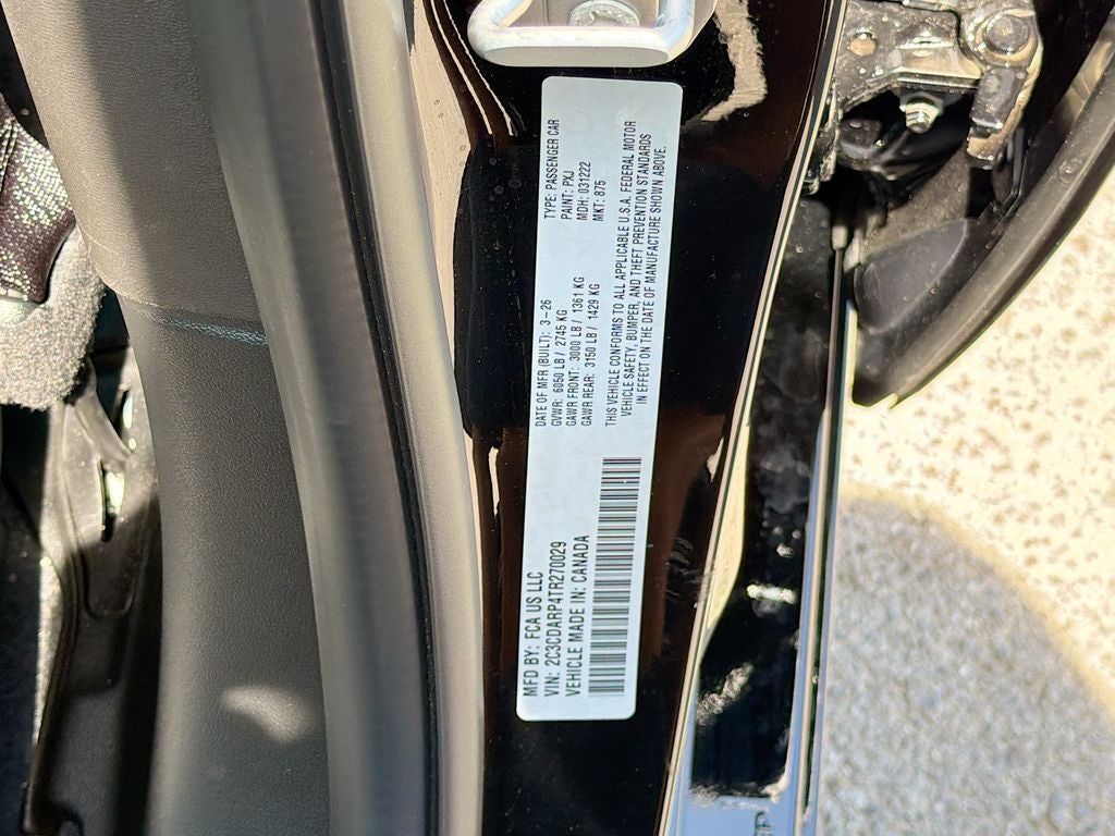 2026 Dodge Charger CHARGER SCAT PACK 4-DOOR AWD