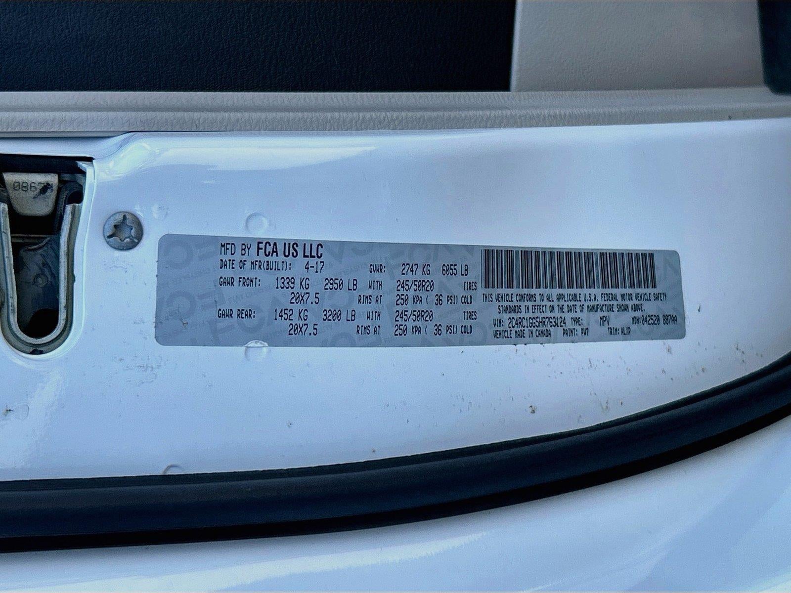 2017 Chrysler Pacifica Limited