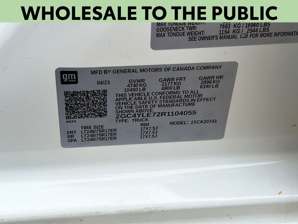 2024 Chevrolet Silverado 2500HD 4WD Crew Cab Standard Bed Work Truck