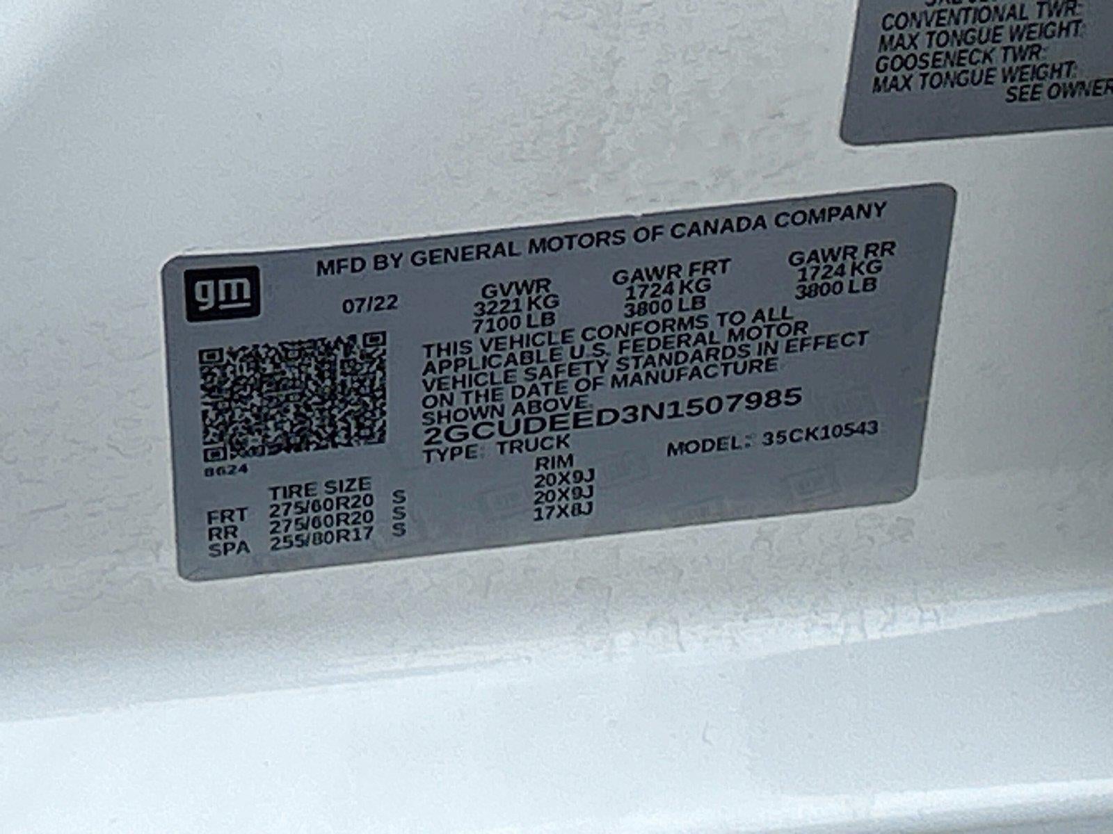 2022 Chevrolet Silverado 1500 4WD Crew Cab Short Bed RST