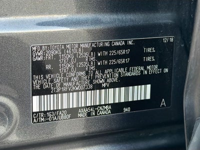 2019 Toyota RAV4 XLE