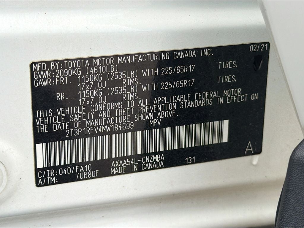 2021 Toyota RAV4 XLE