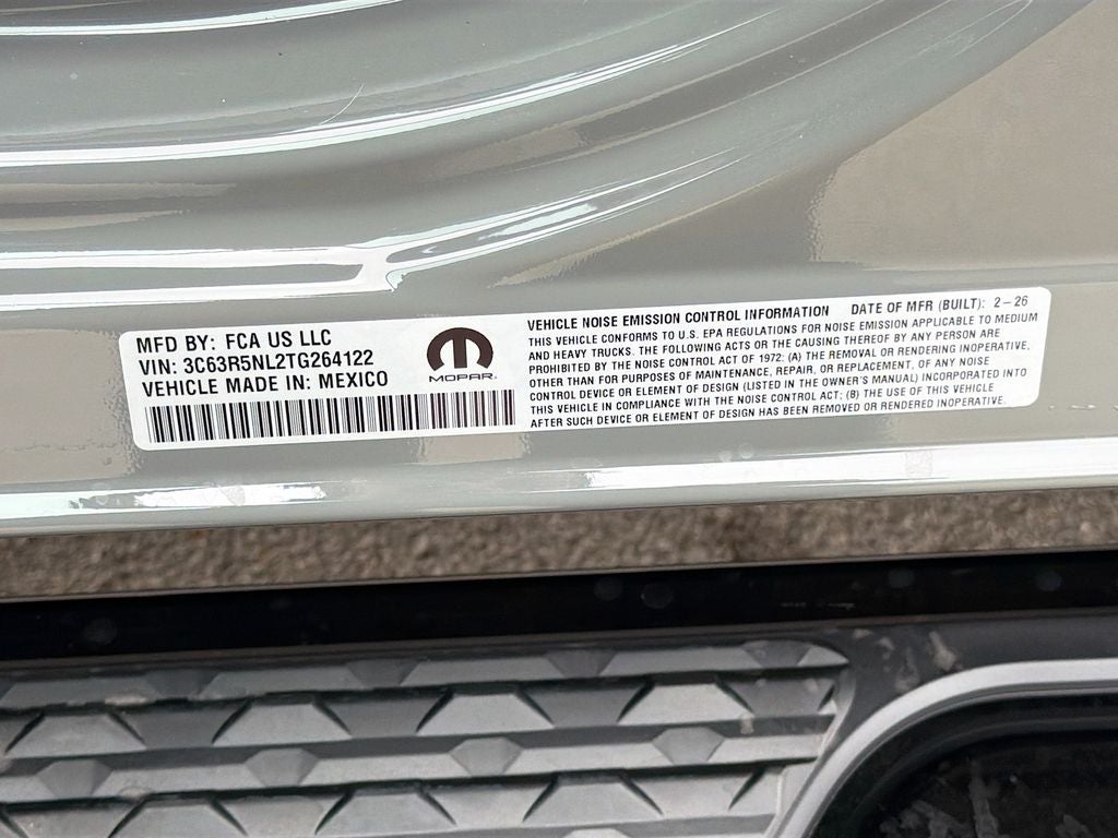 2026 RAM Ram 2500 RAM 2500 LARAMIE MEGA CAB 4X4 6'4' BOX