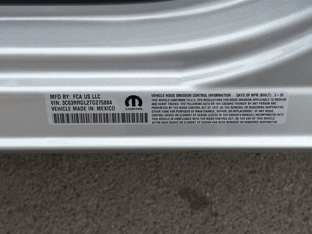 2026 RAM Ram 3500 RAM 3500 TRADESMAN CREW CAB 4X4 8' BOX