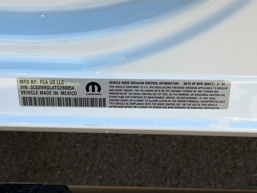 2026 RAM Ram 3500 RAM 3500 TRADESMAN CREW CAB 4X4 8' BOX