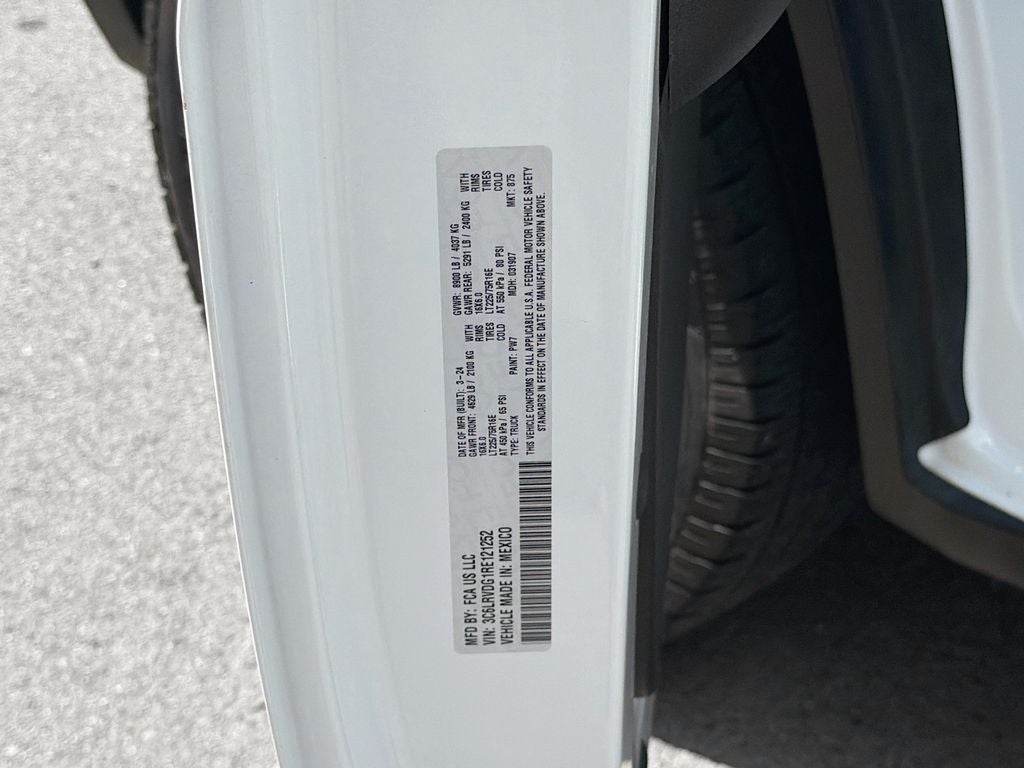 2024 RAM ProMaster 2500 Cargo Van Tradesman High Roof 159' WB w/Pass Seat