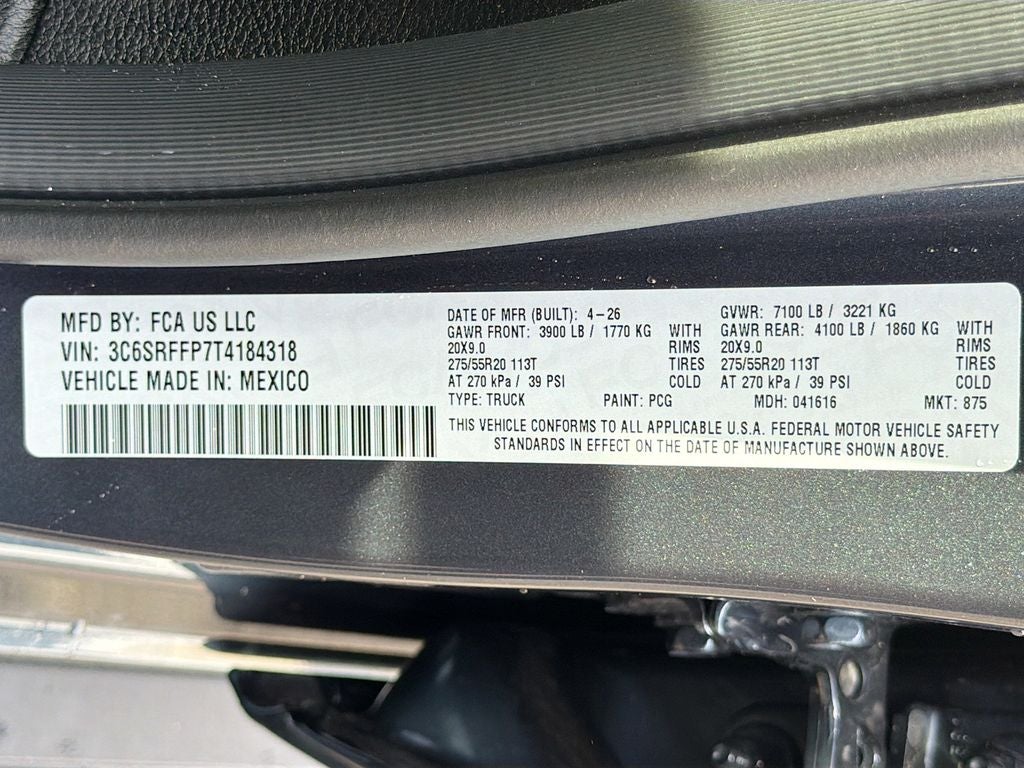 2026 RAM Ram 1500 RAM 1500 BIG HORN CREW CAB 4X4 5'7' BOX