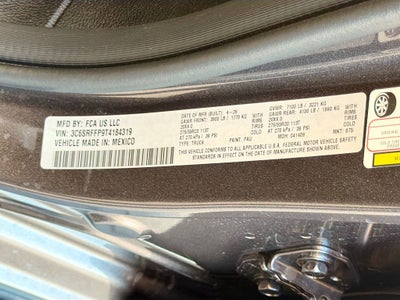 2026 RAM Ram 1500 RAM 1500 BIG HORN CREW CAB 4X4 5'7' BOX
