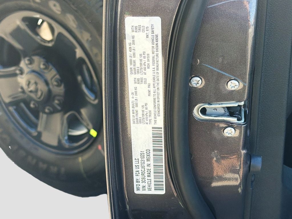 2026 RAM Ram 2500 RAM 2500 TRADESMAN CREW CAB 4X4 6'4' BOX