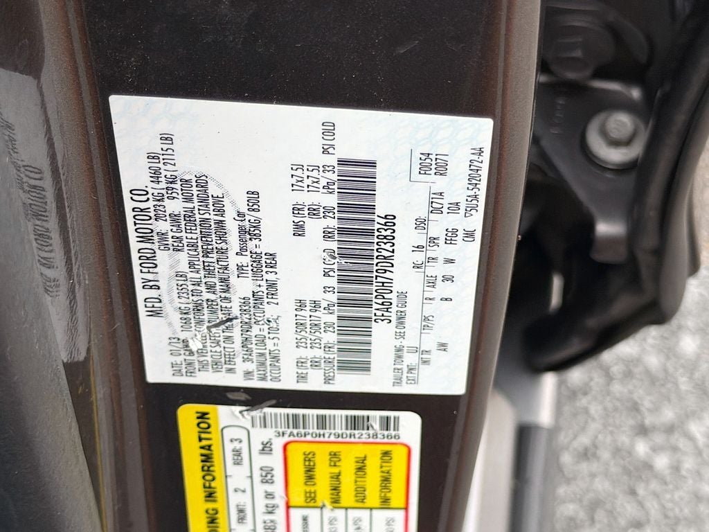 2013 Ford Fusion SE