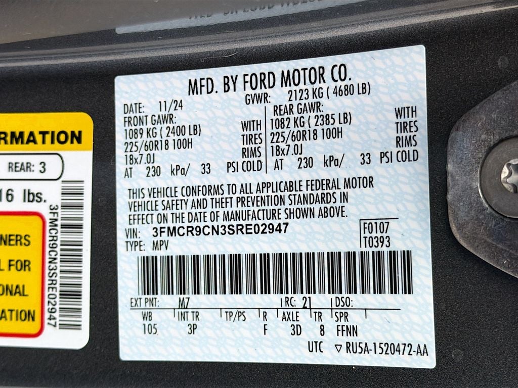 2025 Ford Bronco Sport Outer Banks