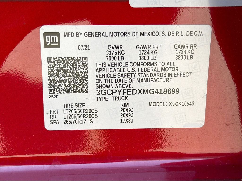 2021 Chevrolet Silverado 1500 4WD Crew Cab Short Bed LT Trail Boss