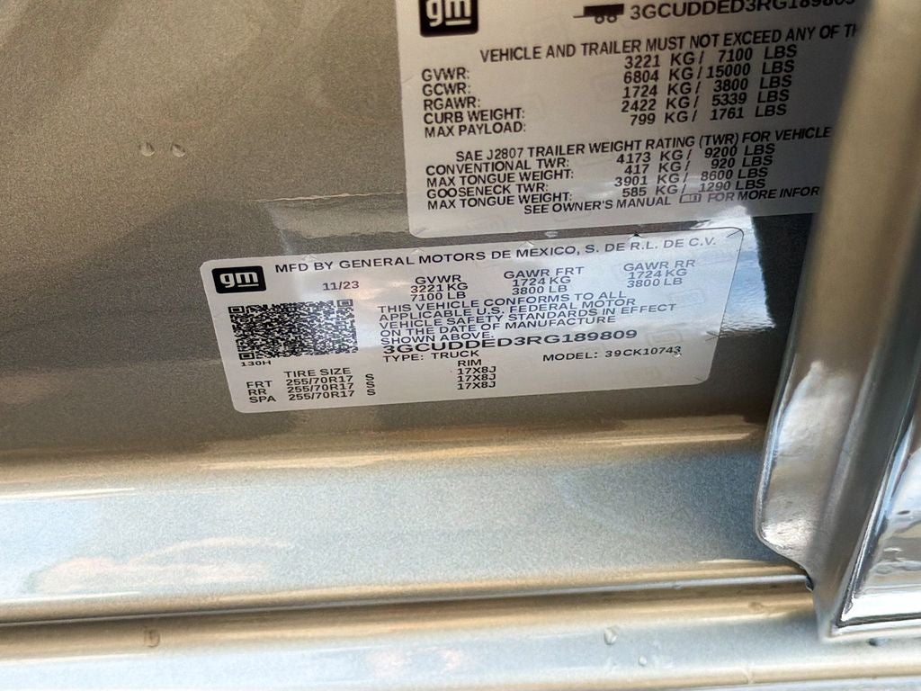 2024 Chevrolet Silverado 1500 4WD Crew Cab Standard Bed LT