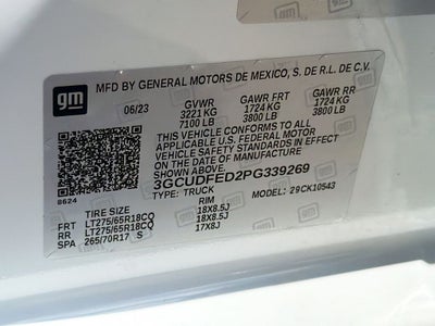 2023 Chevrolet Silverado 1500 4WD Crew Cab Short Bed LT Trail Boss