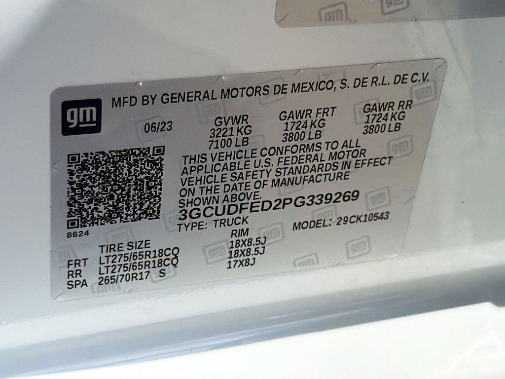 2023 Chevrolet Silverado 1500 4WD Crew Cab Short Bed LT Trail Boss